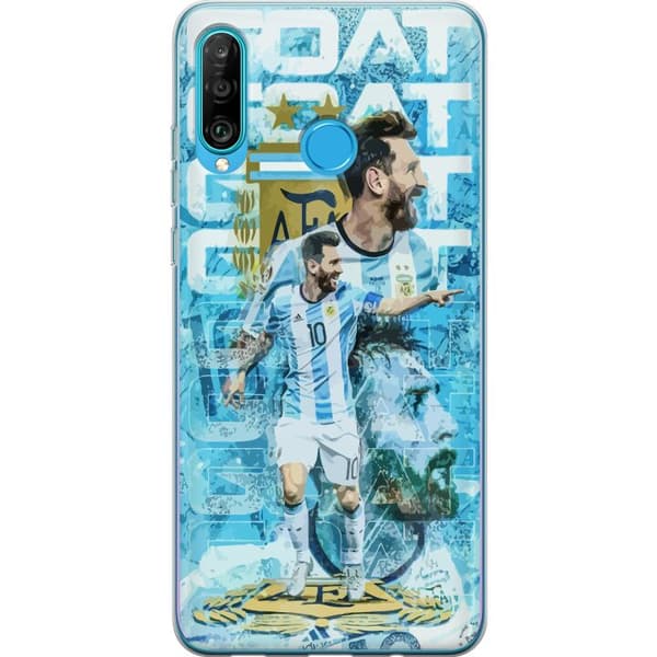 Kompatibelt Mobilskal till Huawei P30 lite Messi