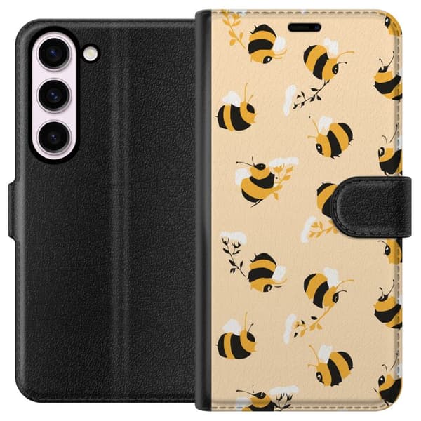Kompatibel Tegnebogsetui til Samsung Galaxy S23 Humlebier