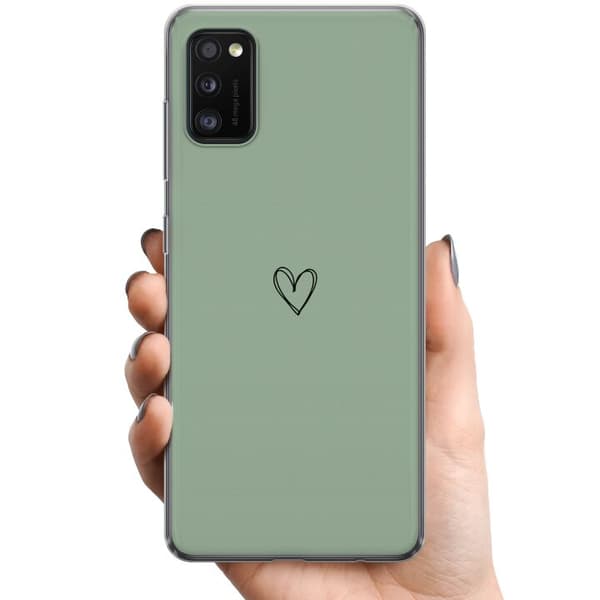 Kompatibel Mobilcover til Samsung Galaxy A41 Hjerte