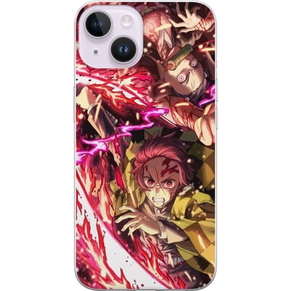 Kompatibel Mobilcover til Apple iPhone 14 Demon Slayer