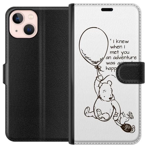 Kompatibelt Plånboksfodral till Apple iPhone 13 mini Nalle Puh