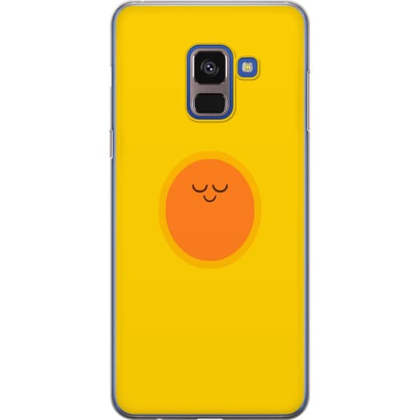 Kompatibelt Mobildeksel til Samsung Galaxy A8 (2018) Sovande solfigur