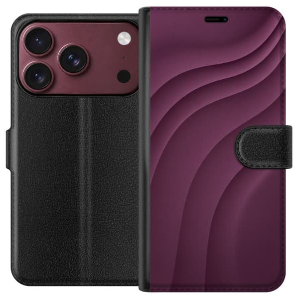 Kompatibel Tegnebogsetui til Apple iPhone 18 Pro Max Blommebevægelse