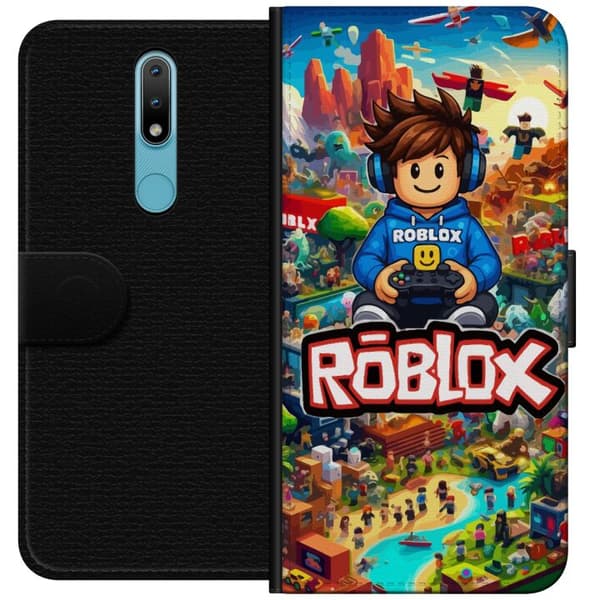 Kompatibelt Lommeboketui til Nokia 2.4 figurer