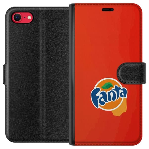 Kompatibel Tegnebogsetui til Apple iPhone SE (2022) Elegant appelsinformation design