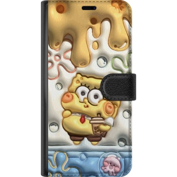 Kompatibel Tegnebogsetui til Google Pixel 6a SvampBob firkant
