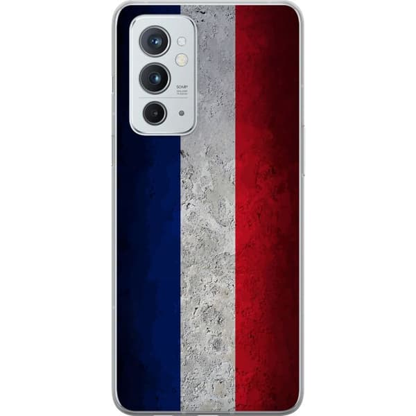 Kompatibelt Mobilskal till OnePlus 9RT 5G Ren fransk flaggdesign