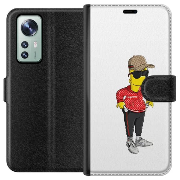 Kompatibel Tegnebogsetui til Xiaomi 12 Bart Simpsons SUP