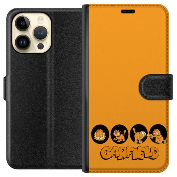 Kompatibelt Lommeboketui til Apple iPhone 14 Pro Max Garfield