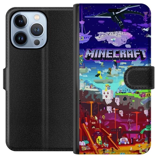 Yhteensopiva Lompakkokotelo Apple iPhone 13 Pro Minecraft