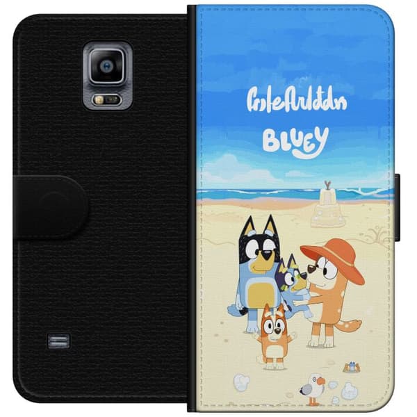 Kompatibelt Plånboksfodral till Samsung Galaxy Note 4 Bluey