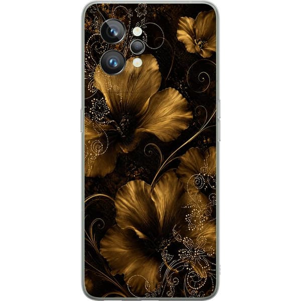 Kompatibelt Mobilskal till Realme GT2 Pro Golden Bloom
