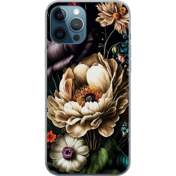 Kompatibelt Mobilskal till Apple iPhone 12 Pro Blommor
