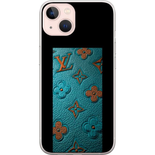 Kompatibelt Mobildeksel til Apple iPhone 13 mini Elegant monogramdesign med preg av lærfølelse