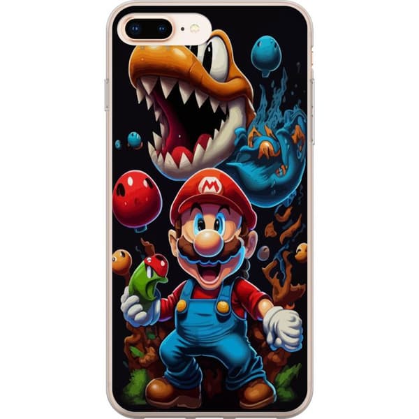 Kompatibelt Mobilskal till Apple iPhone 8 Plus Super Mario