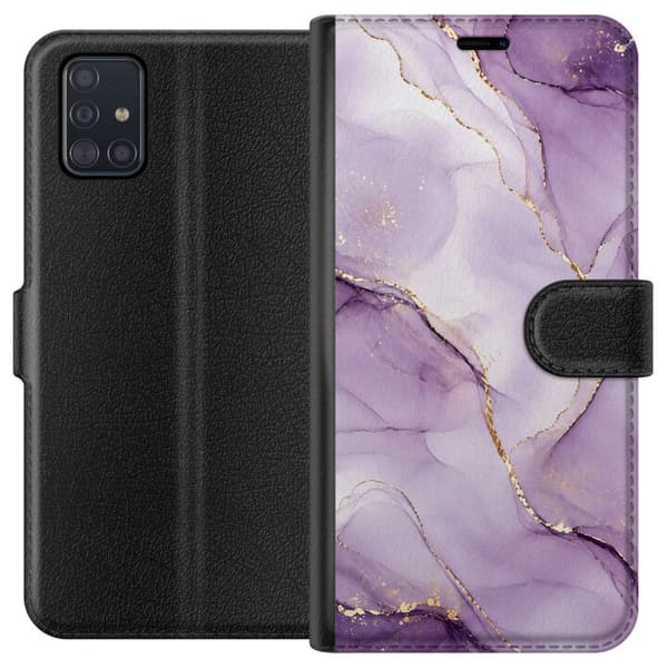 Kompatibelt Plånboksfodral till Samsung Galaxy A51 Lilac Luxe