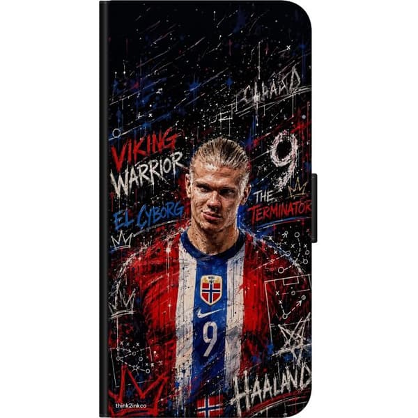 Kompatibel Tegnebogsetui til Honor 10 Erling Haaland graffiti