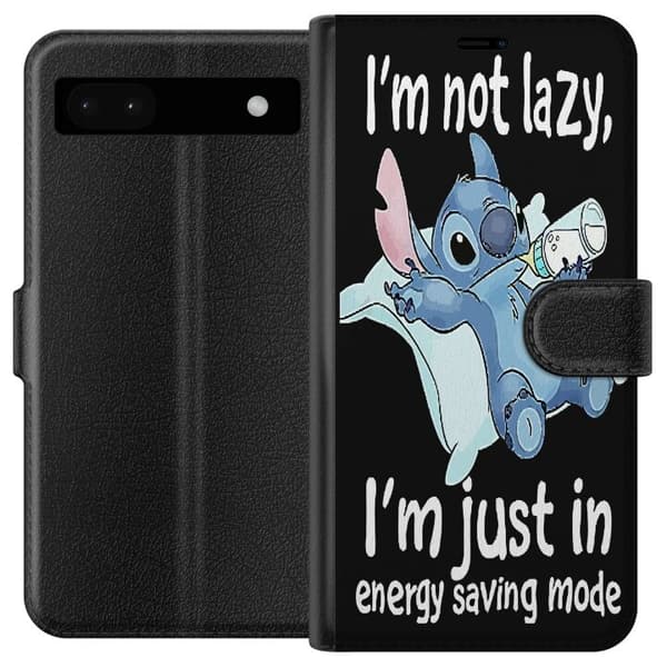 Kompatibel Tegnebogsetui til Google Pixel 6a Strikke Tekst