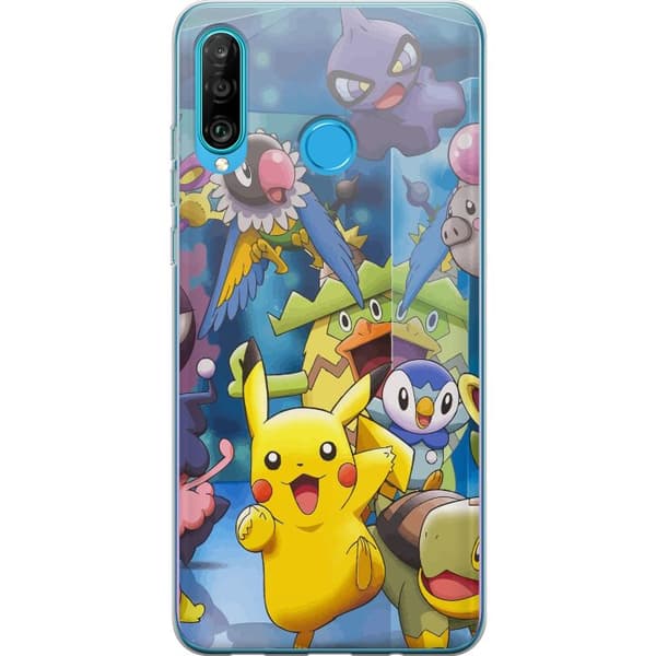 Kompatibelt Mobilskal till Huawei P30 lite Pokemon