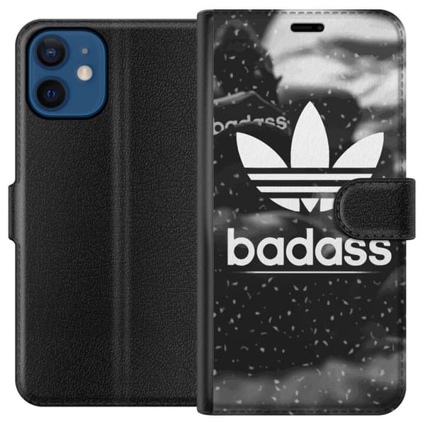 Kompatibel Tegnebogsetui til Apple iPhone 12 mini Adidas