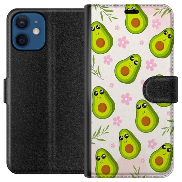 Kompatibel Tegnebogsetui til Apple iPhone 12 mini Avokado