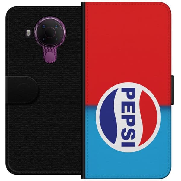 Kompatibelt Lommeboketui til Nokia 5.4 Ikonisk Pepsi-design