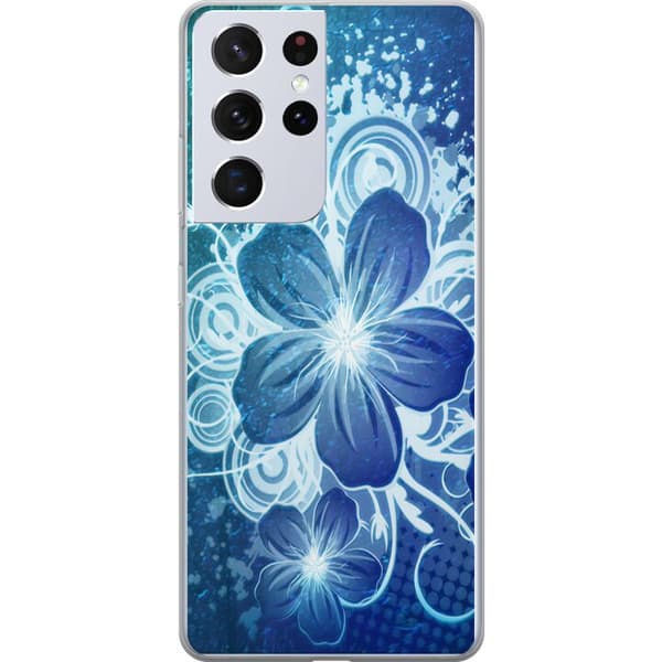Kompatibelt Mobildeksel til Samsung Galaxy S21 Ultra 5G Blomster