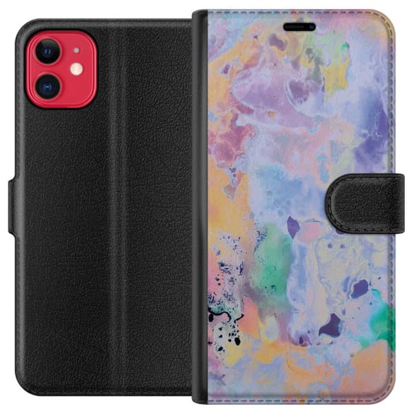 Kompatibel Tegnebogsetui til Apple iPhone 11 Marmor