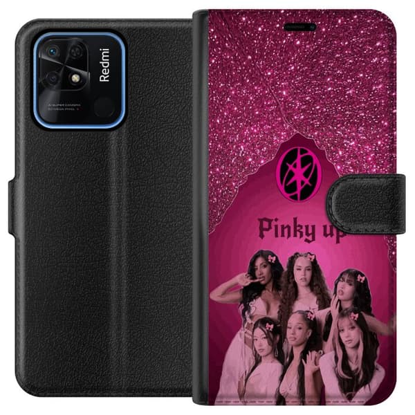 Kompatibel Tegnebogsetui til Xiaomi Redmi 10C KATSEYE Pinky Up