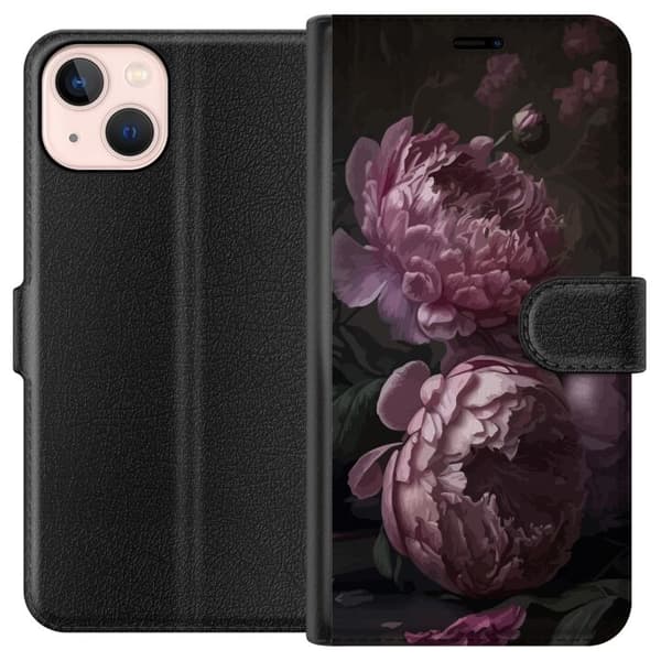 Kompatibelt Plånboksfodral till Apple iPhone 13 mini Blommor