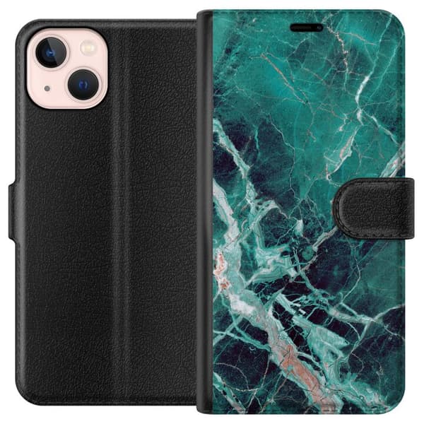 Kompatibelt Plånboksfodral till Apple iPhone 13 mini Marmor