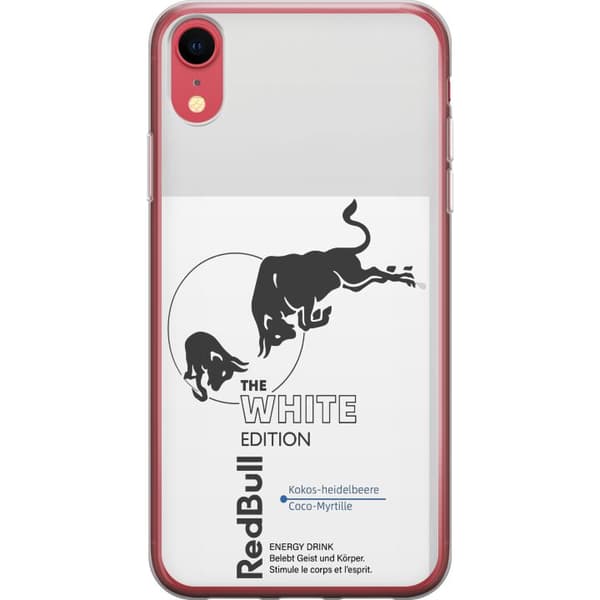 Kompatibelt Mobildeksel til Apple iPhone XR Moderne Red Bull White Edition design