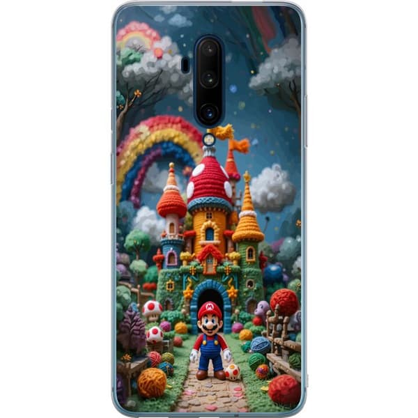 Kompatibelt Mobildeksel til OnePlus 7T Pro Super Mario-inspirert eventyrtema