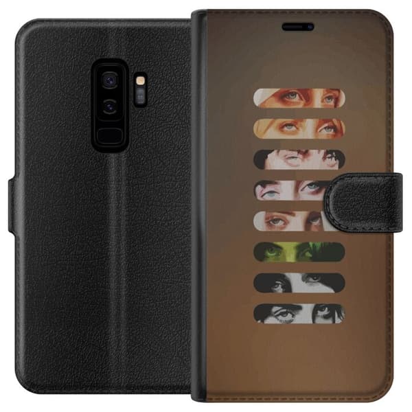 Kompatibelt Plånboksfodral till Samsung Galaxy S9+ Billie Eilish