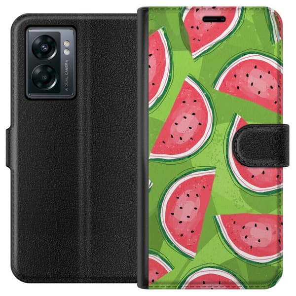 Kompatibel Tegnebogsetui til OnePlus Nord N300 Vattenmelon