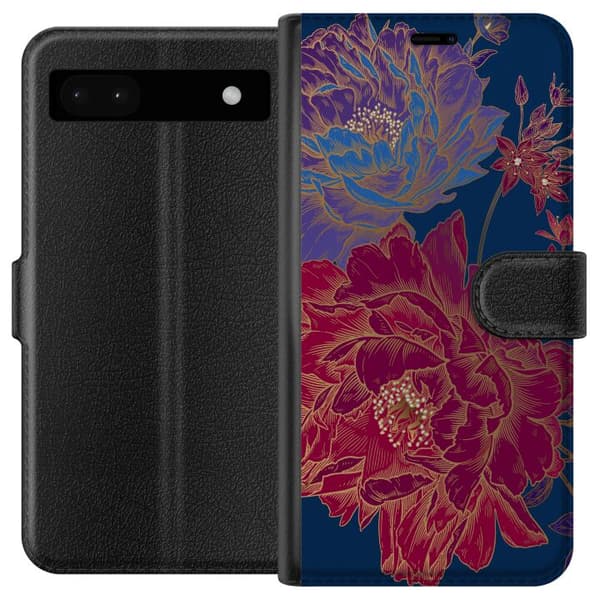 Kompatibelt Plånboksfodral till Google Pixel 6a Blommor