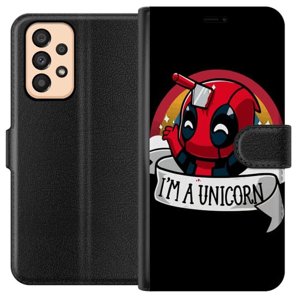 Kompatibel Tegnebogsetui til Samsung Galaxy A33 5G Deadpool