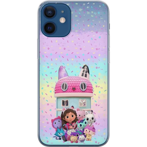 Kompatibelt Mobilskal till Apple iPhone 12 Gabbys Dockhus-tema med glada figurer