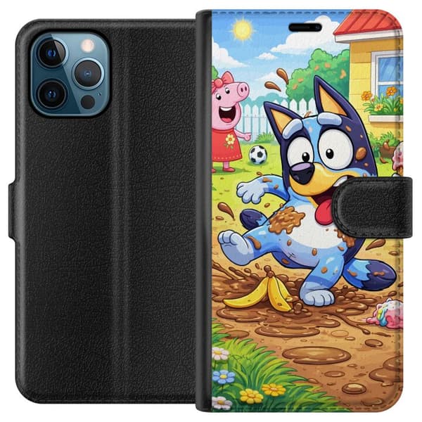 Kompatibelt Lommeboketui til Apple iPhone 12 Pro Max Blåy