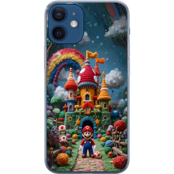 Kompatibelt Mobildeksel til Apple iPhone 12 mini Super Mario-inspirert eventyrtema
