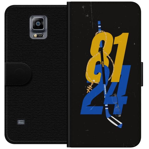 Kompatibel Tegnebogsetui til Samsung Galaxy Note 4 Hockeynummer med klubba