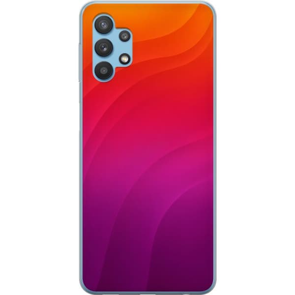 Kompatibelt Mobilskal till Samsung Galaxy A32 5G Sunset Waves