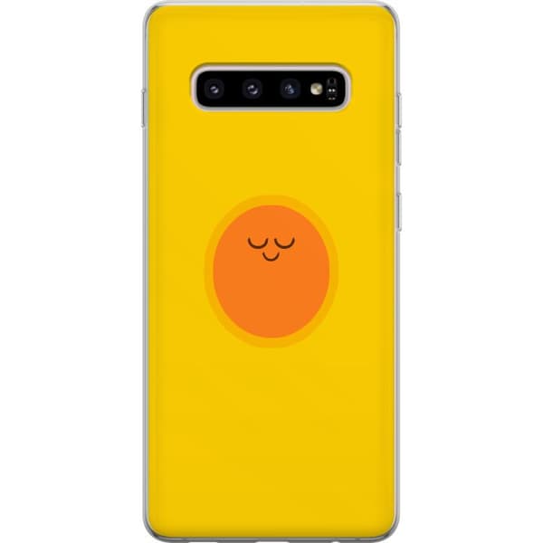 Kompatibelt Mobildeksel til Samsung Galaxy S10+ Sovande solfigur