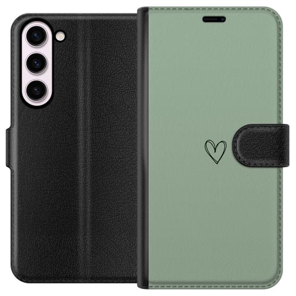 Kompatibel Tegnebogsetui til Samsung Galaxy S23+ Hjerte