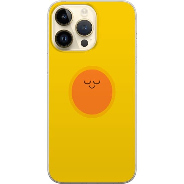 Kompatibelt Mobildeksel til Apple iPhone 14 Pro Max Sovande solfigur