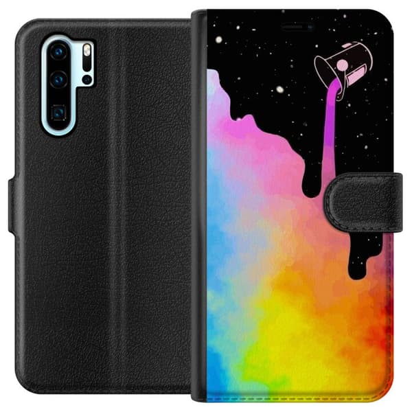 Kompatibel Tegnebogsetui til Huawei P30 Pro Farve i Rummet