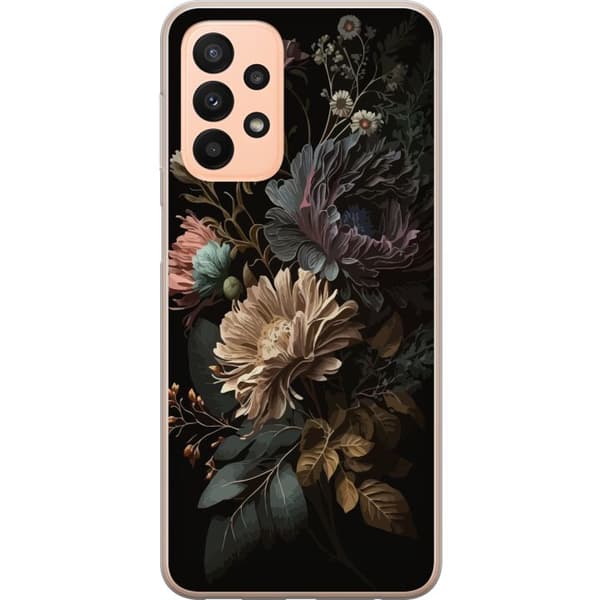 Kompatibelt Mobilskal till Samsung Galaxy A23 Blommor