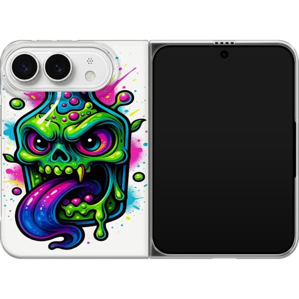 Kompatibelt Mobilskal till Apple iPhone Duo Färgstark monsterflaska