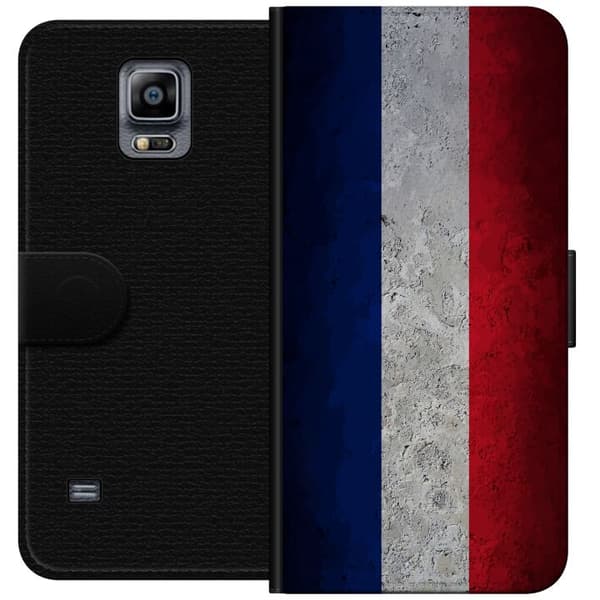 Kompatibelt Plånboksfodral till Samsung Galaxy Note 4 Ren fransk flaggdesign