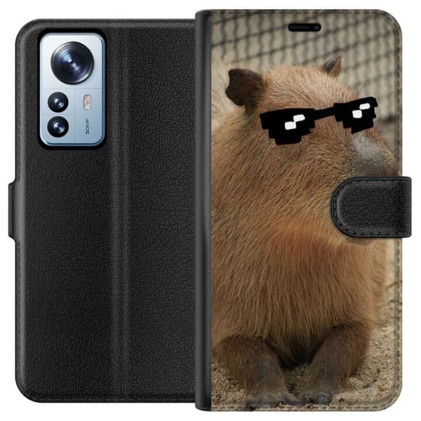 Kompatibel Tegnebogsetui til Xiaomi 12 Pro Capybara